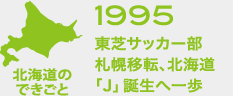 1995 東芝サッカー部札幌移転、北海道「J」誕生へ一歩