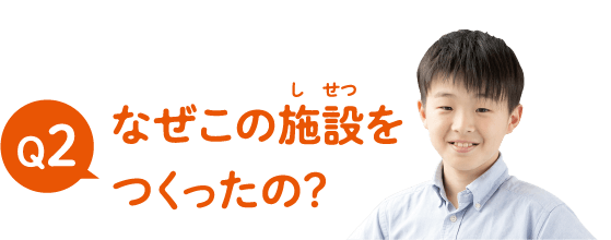 なぜこの施設をつくったの？